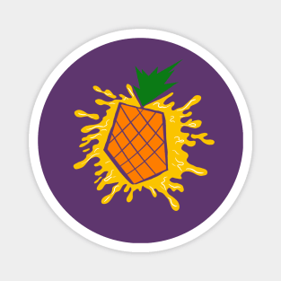 Pineapple Icon Splash Magnet